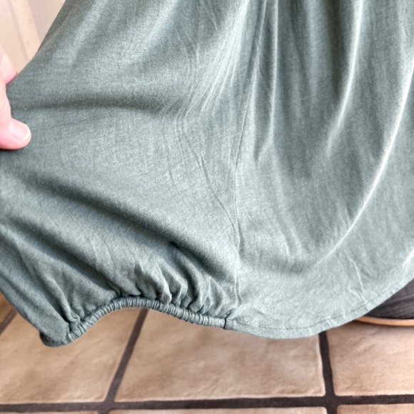 GARNET HILL Favorite Knit Maxi Skirt in Sage -  S - Picture 5 of 12